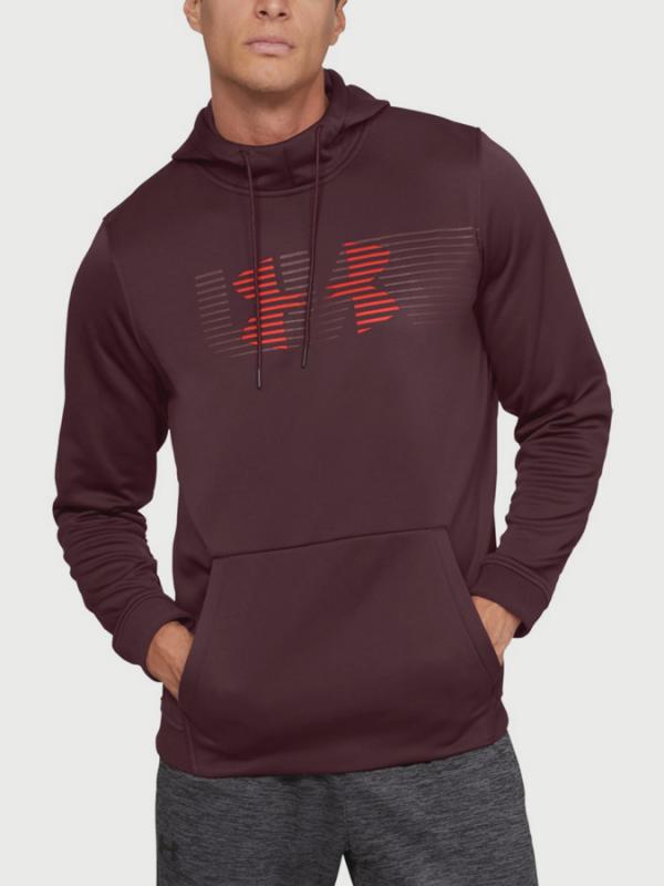 Mikina Under Armour Fleece Spectrum Po Hoodie Červená