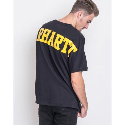Carhartt S/S Back To College T-Shirt Black / Yellow