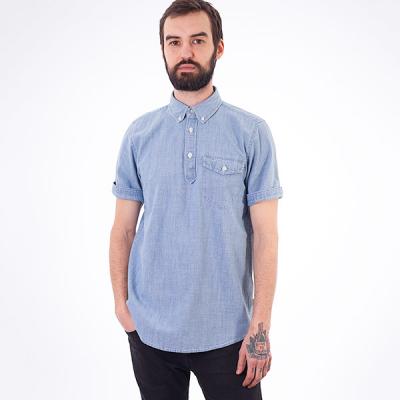 Košile Carhartt WIP S/S Roy Shirt Indigo bleached