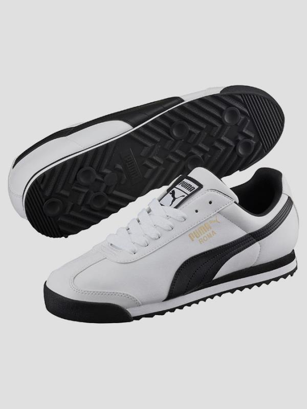 Boty Puma Roma Basic white-black Černá