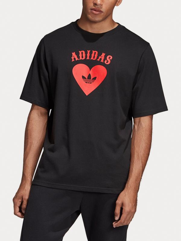 Tričko adidas Originals V Day Tee Černá
