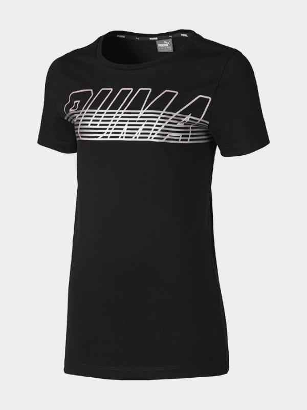 Tričko Puma Alpha Logo Tee G Cotton Black Černá