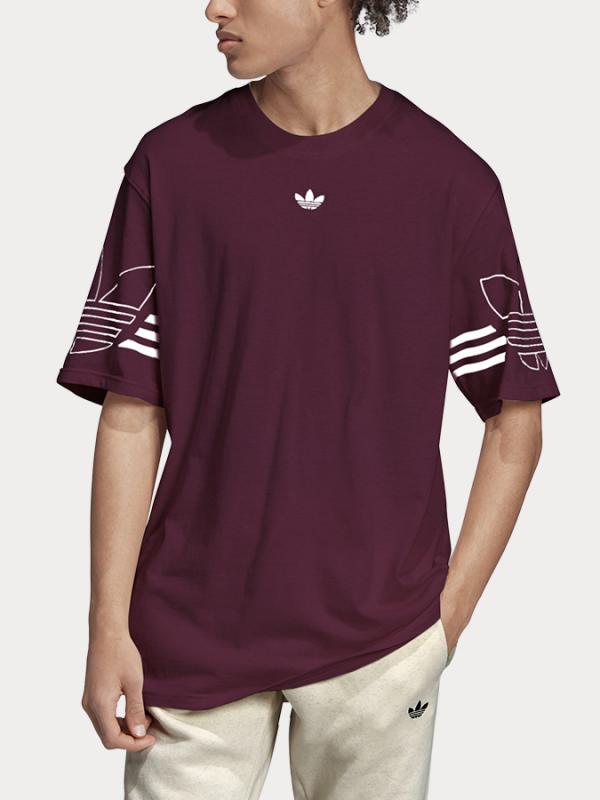 Tričko adidas Originals Outline Tee Červená