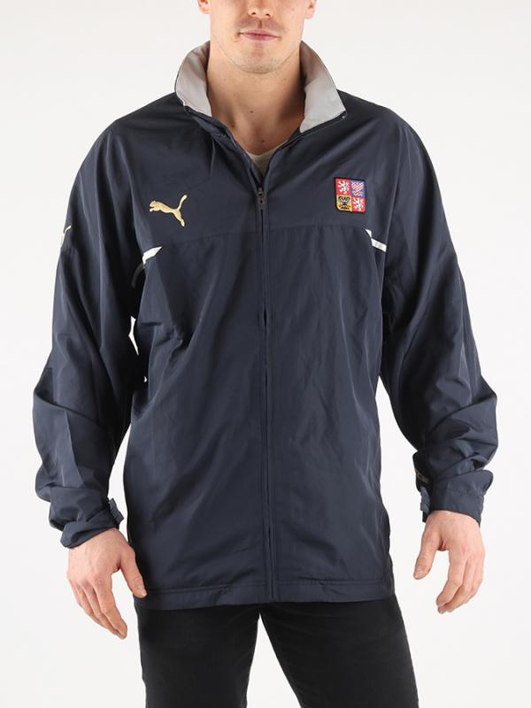 Bunda Puma CZECH REP.RAIN JACKET Modrá