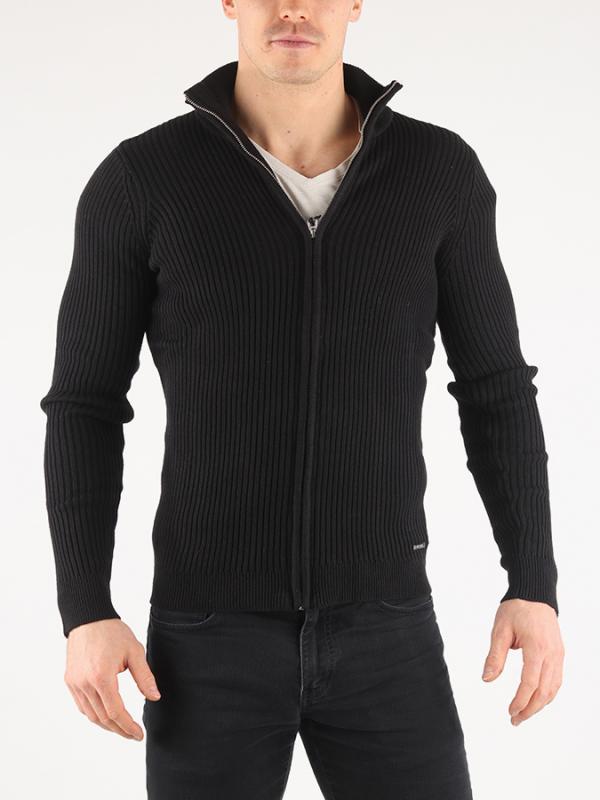 Mikina Diesel K-CIELOS CARDIGAN Černá
