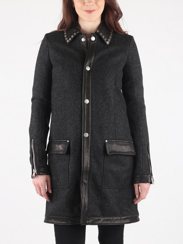 Kabát Diesel KERAT Trench/Coats Černá