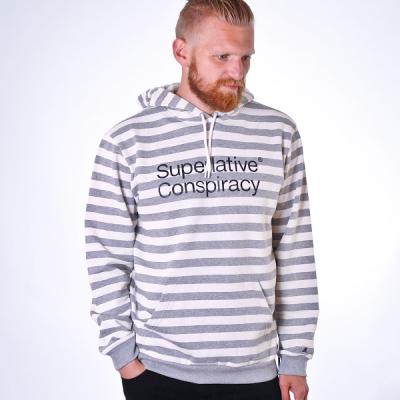 Mikina WeSC SC Stripe Grey melange