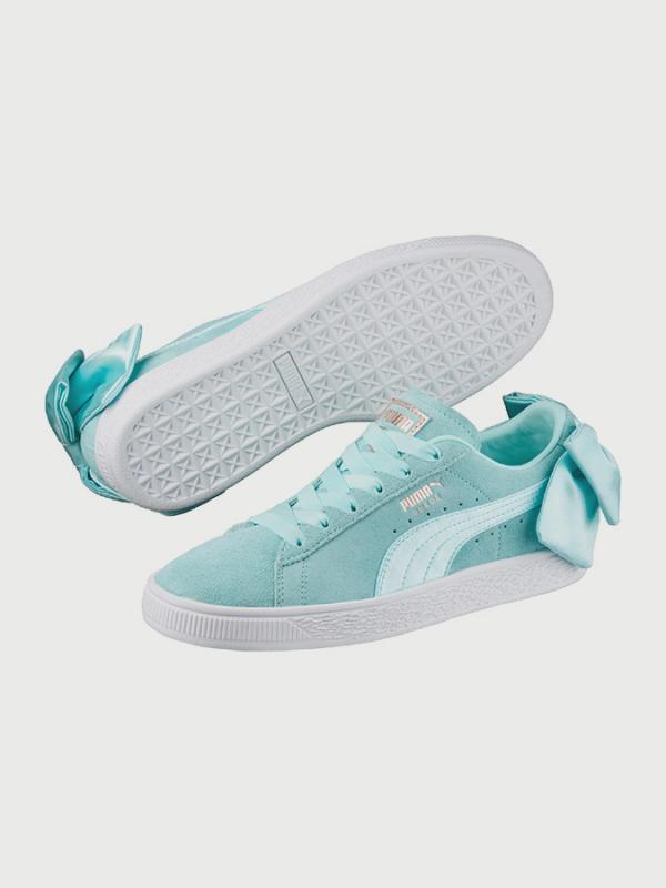 Boty Puma Suede Bow Wn s Modrá