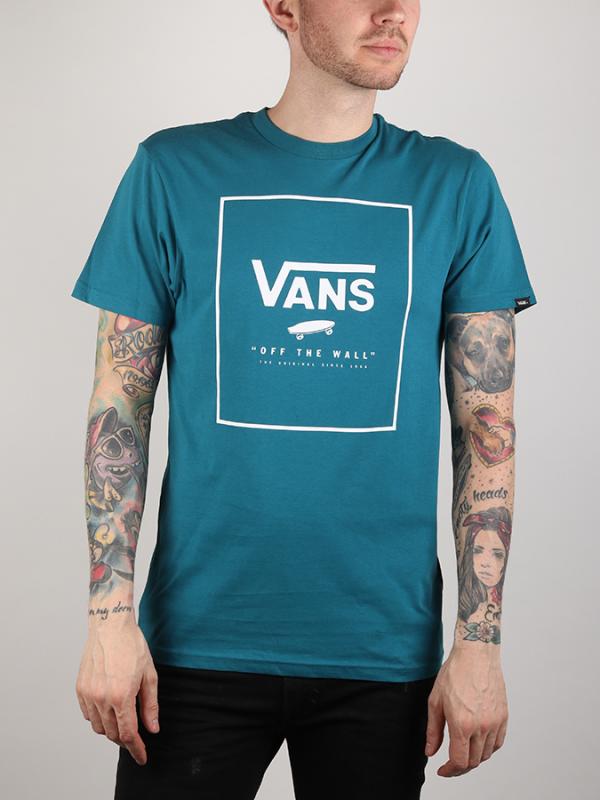 Tričko Vans MN Print Box Corsair/White Modrá