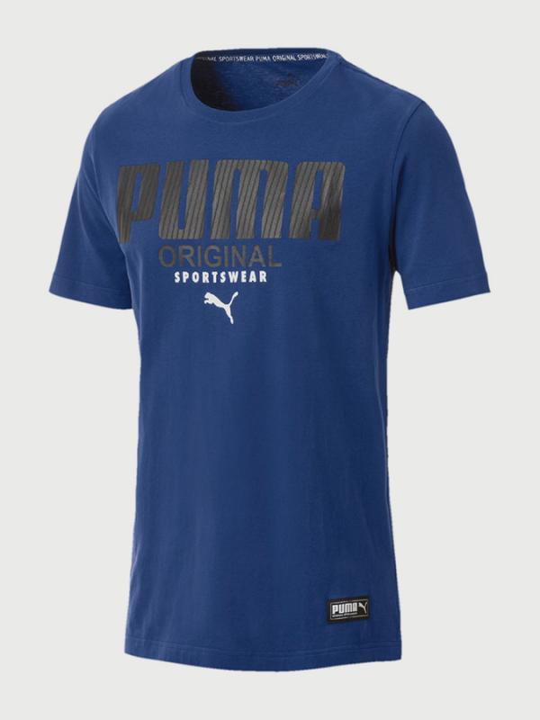 Tričko Puma Athletics Tee Modrá