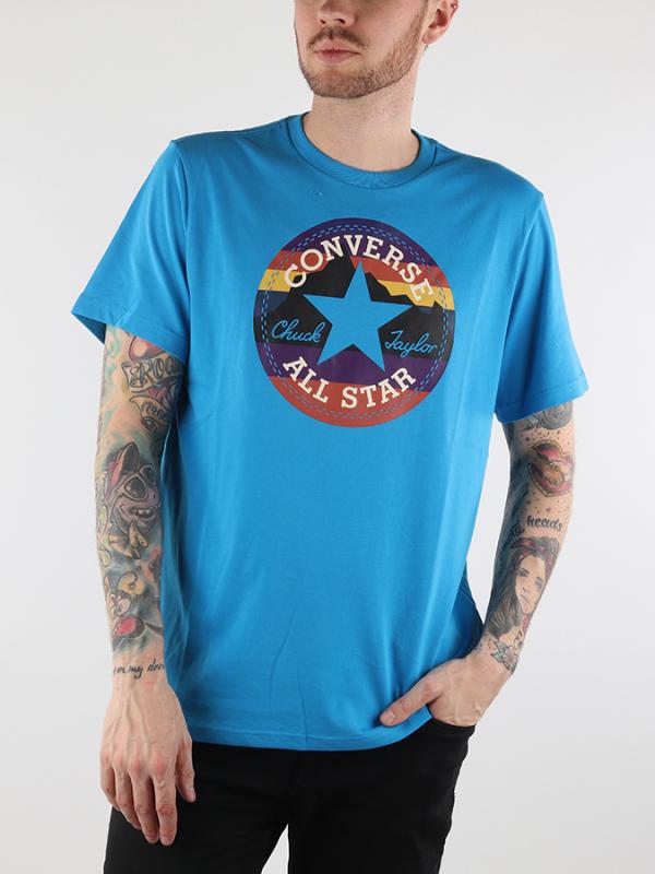 Tričko Converse M Mountain Chuck Patch Tee Modrá
