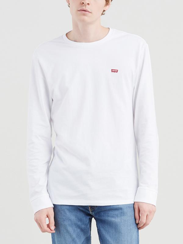 Tričko LEVI'S Ls Original Hm Tee Bílá