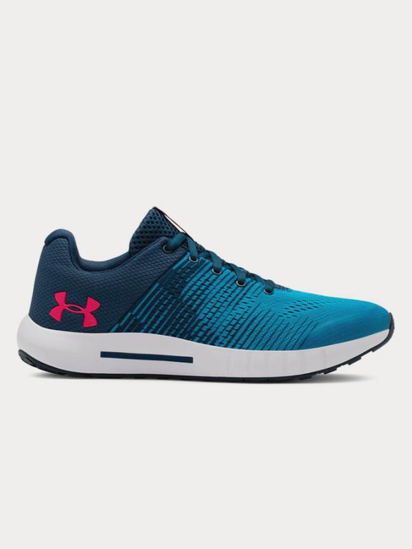 Boty Under Armour Bgs Pursuit Ng Modrá