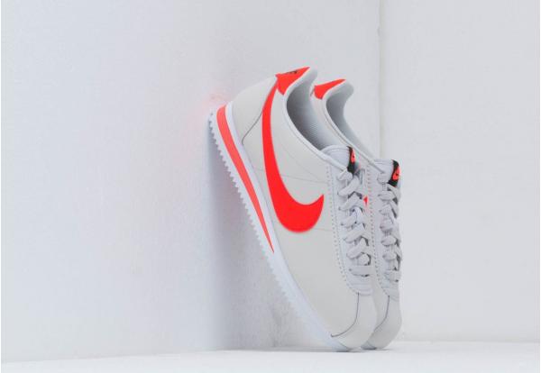 Nike Wmns Classic Cortez Leather Platinum Tint/ Bright Crimson-Black-White