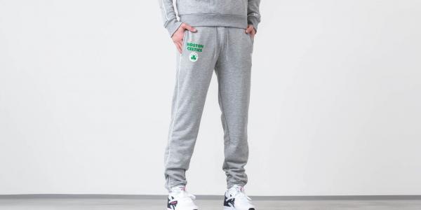 New Era NBA Stripe Piping Jogger Boston Celtics Light Grey Heather