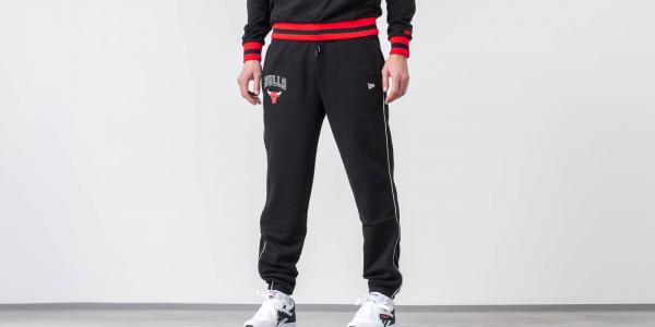 New Era NBA Stripe Piping Jogger Chicago Bulls Black