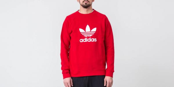 adidas Originals Trefoil Crewneck Power Red