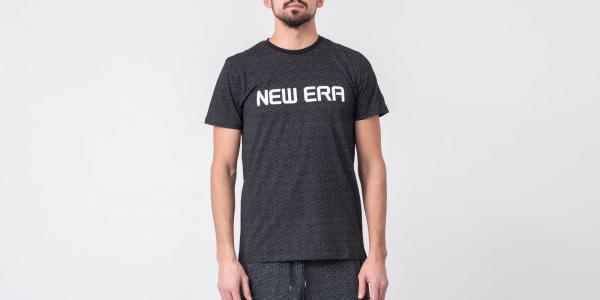 New Era Rain Camo Tee Black