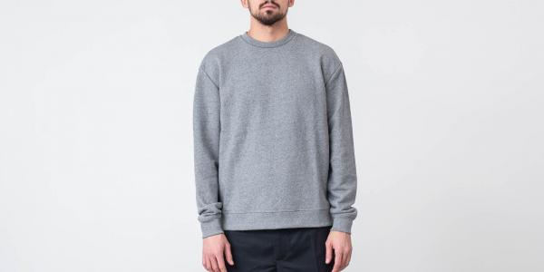 John Elliott Oversized Crewneck Pullover Dark Grey