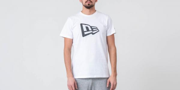 New Era De Flag Infill Optic Tee White