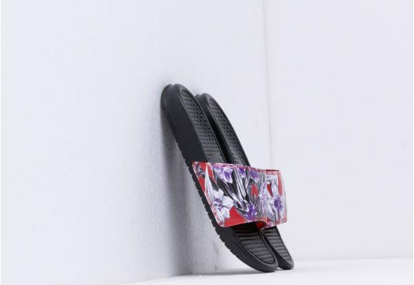 Nike Wmns Benassi Jdi Print Black/ Team Orange
