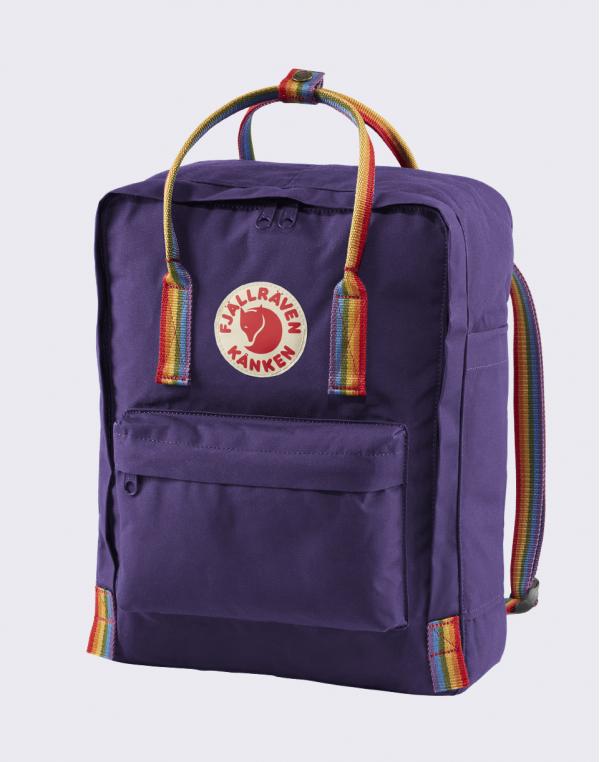 Fjällräven Kanken Rainbow 580/907 Purple Rainbow Pattern