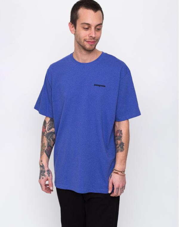 Patagonia P-6 Logo Responsibili-Tee Violet Blue L