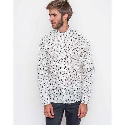Košile RVLT Shirt pattern WHITE