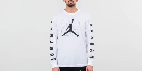 Jordan Jumpman 23 Longsleeve Tee White