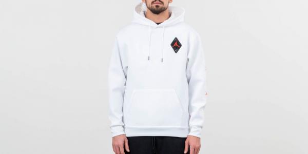 Jordan Legacy Air Jordan 6 Fleece Pullover Hoodie White