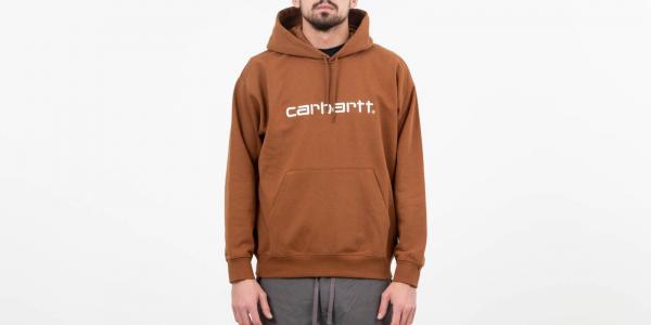 Carhartt WIP Hooded Sweat Hamilton Brown/ White