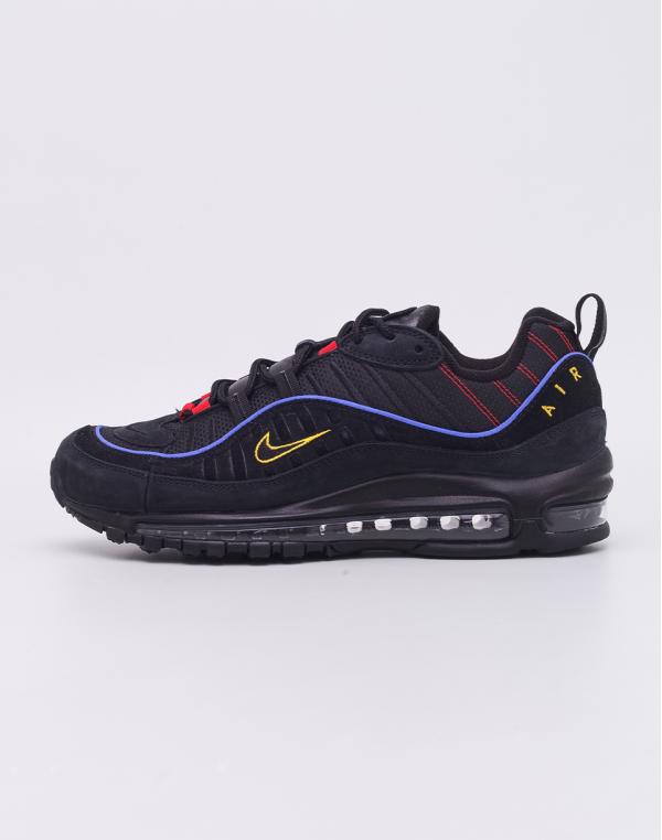 Nike Air Max 98 Black/ Black - Amarillo - University Red 41