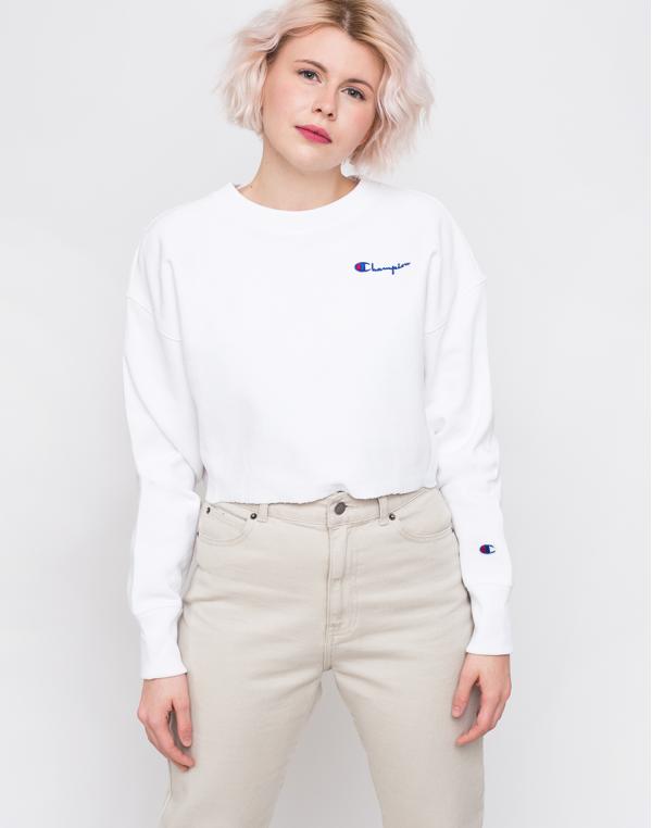 Champion Crewneck Sweatshirt White L