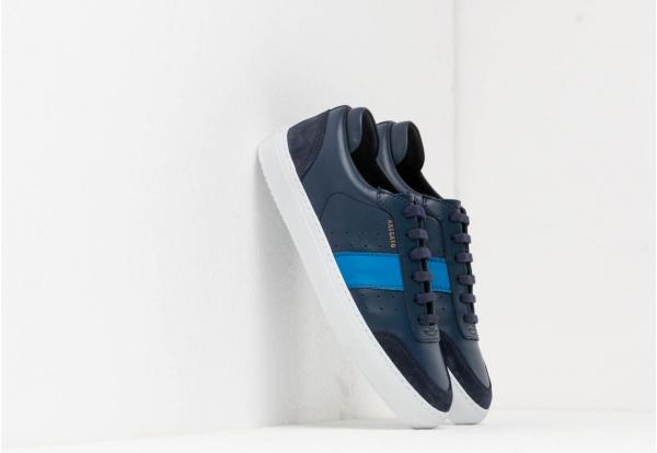 AXEL ARIGATO Dunk Sneaker Leather/ Suede Blue/ Blue