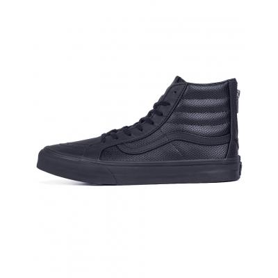 Sneakers - tenisky Vans SK8-Hi Slim Zip (Perf Leather) black/black
