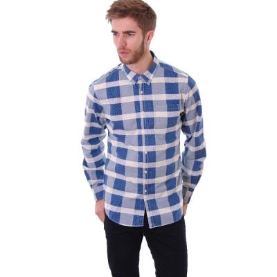Twothirds Skye Check - Antique White & Northern Blue XL