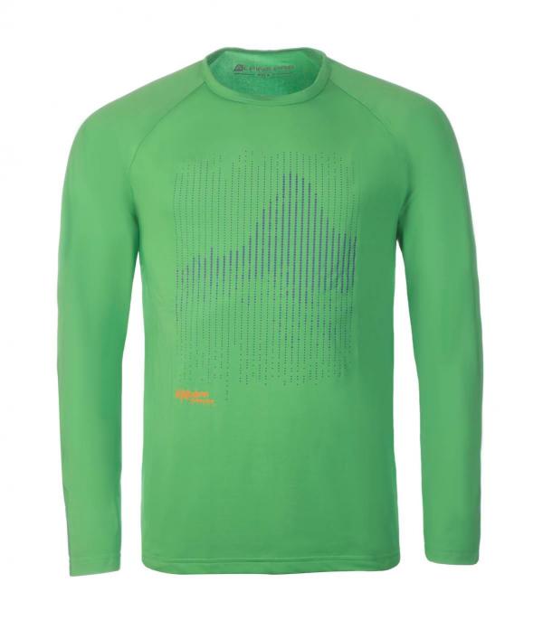 ALPINE PRO VALD 2 ZELENÁ / TYRKYSOVĚ ZELENÁ Pánské Triko L