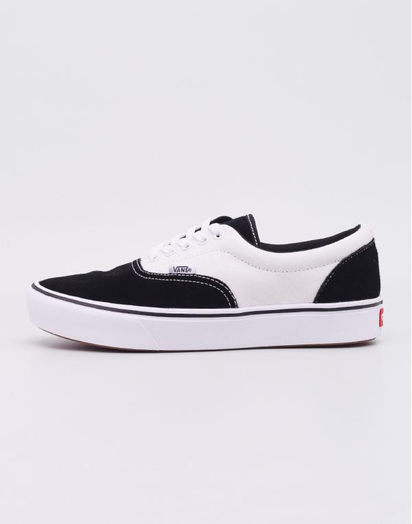 Vans ComfyCush Era (Suede/ Canvas) Black/ Marshmallow 44