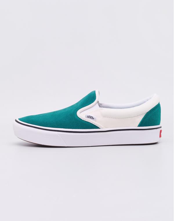 Vans ComfyCush Slip-On (Two Tone) Quetzal/ Classic White 42