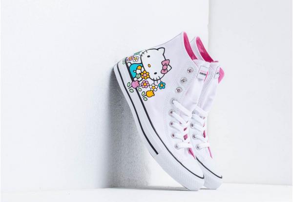 Converse x Hello Kitty Chuck Taylor All Star Hi White/ Pink/ White