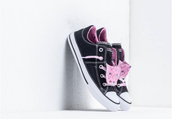 Converse x Hello Kitty Maddie Black/ Prism Pink/ White