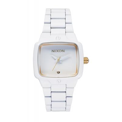 Hodinky Nixon Small Player all white gold
