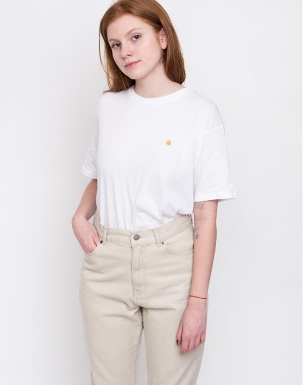 Carhartt WIP Chase T-Shirt White / Gold M