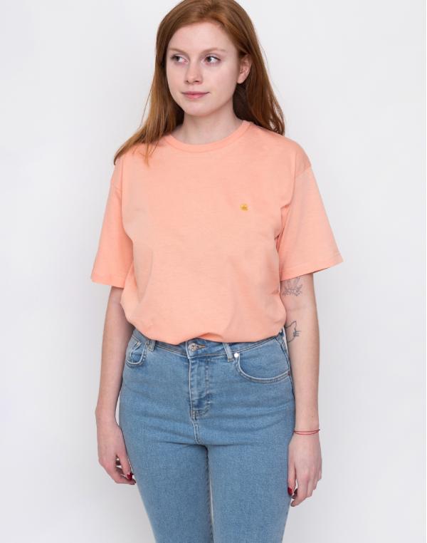 Carhartt WIP Chase T-Shirt Peach/Gold L