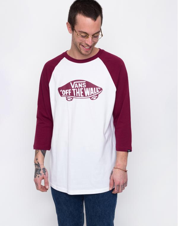 Vans OTW Raglan White/Rumba Red L