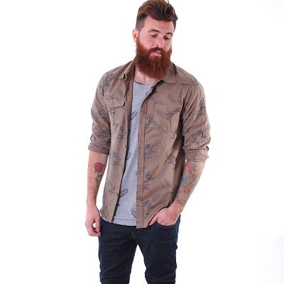Košile Buffet Sparrow khaki