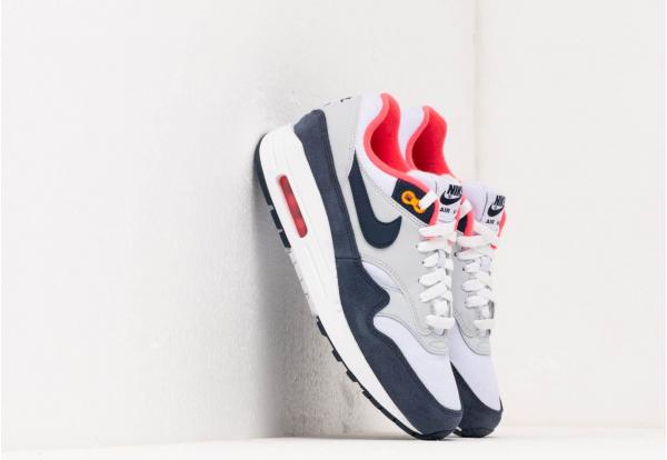 Nike Wmns Air Max 1 White/ Midnight Navy-Pure Platinum