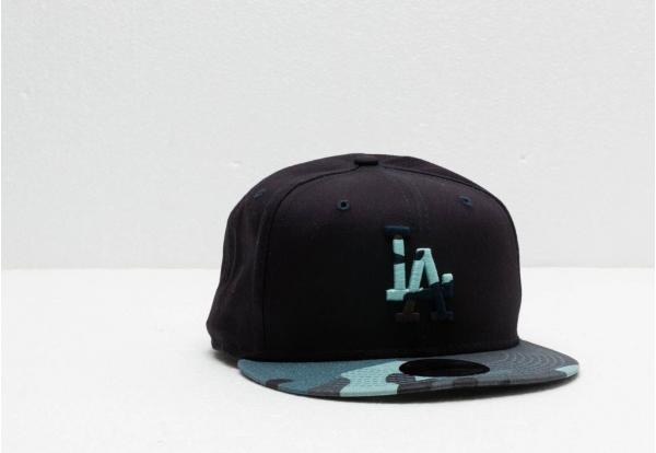 New Era MLB 9Fifty Essential Snapback Los Angeles Dodgers Camo Navy