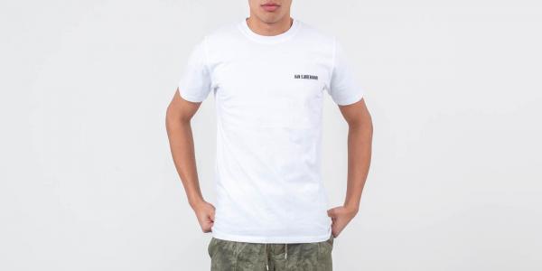 Han Kjøbenhavn Casual Tee White Logo
