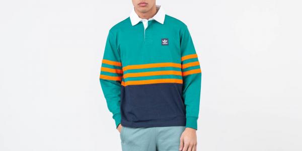 adidas Winchell Polo Active Green/ Collegiate Navy/ Orange/ White